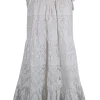 Saylor - Ivory Lace Cap Sleeve Dress Sz M
