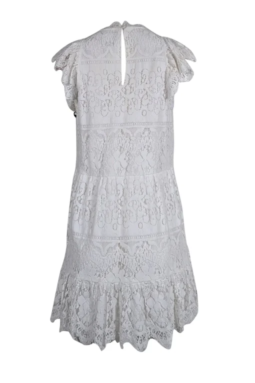 Saylor - Ivory Lace Cap Sleeve Dress Sz M