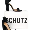 Schutz - Black Suede Kelma Ankle Pumps Sz 8.5