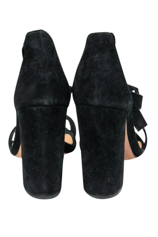 Schutz - Black Suede Kelma Ankle Pumps Sz 8.5