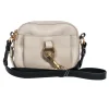 See by Chloe - Beige Leather Crossbody w/ Black Strap