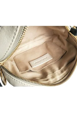 See by Chloe - Beige Leather Crossbody w/ Black Strap