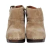 See by Chloe - Beige Suede Platform Clog Pumps Sz 7