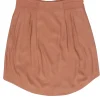 See by Chloe - Camel Mini Skirt w/ Curved Hem Sz 6