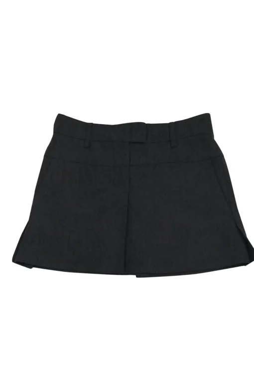 See by Chloe - Grey One Pleat Miniskirt Sz 4
