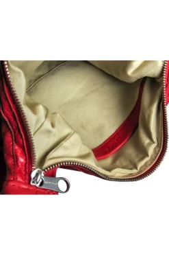 See By Chloe - Red Leather Satchel w/ Bangles