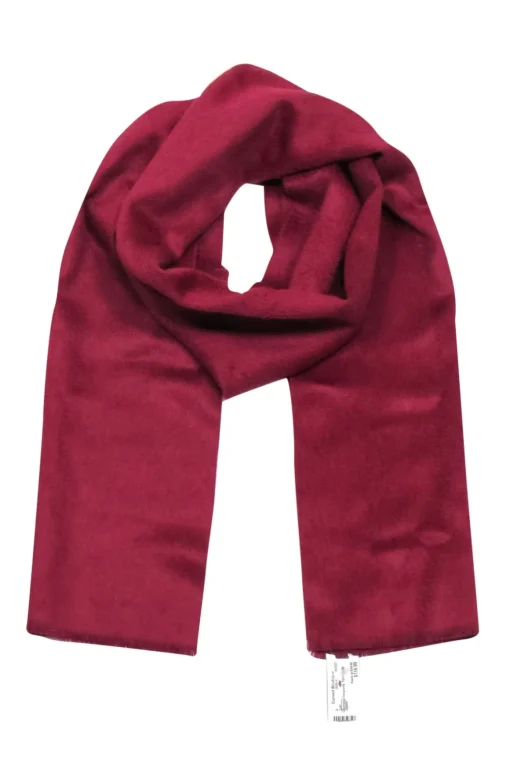 Sentaler - Maroon Fuzzy Scarf