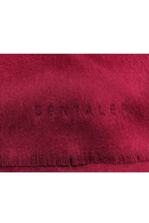Sentaler - Maroon Fuzzy Scarf