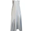 Shona Joy - Light Blue V-Neckline Sleeveless Formal Dress Sz 12