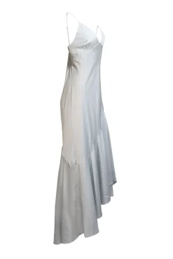 Shona Joy - Light Blue V-Neckline Sleeveless Formal Dress Sz 12
