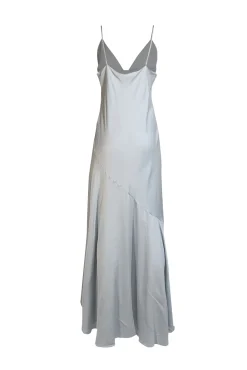 Shona Joy - Light Blue V-Neckline Sleeveless Formal Dress Sz 12