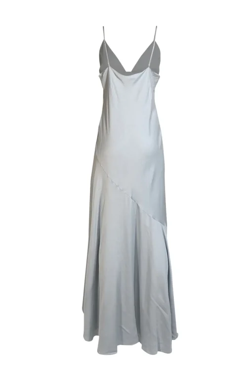 Shona Joy - Light Blue V-Neckline Sleeveless Formal Dress Sz 12