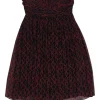 Shoshanna - Black & Red Strapless Dress Sz 0