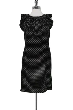 Shoshanna - Black Flutter Sleeve Dress Sz 8