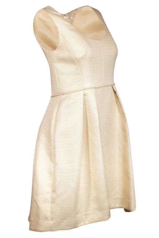 Shoshanna - Cream Brocade Cocktail Dress Sz 6