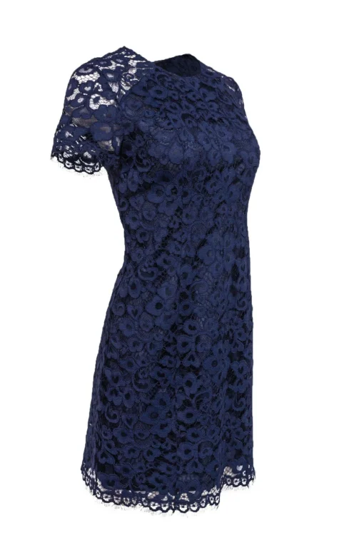 Shoshanna - Navy Lace Shift Dress Sz 0