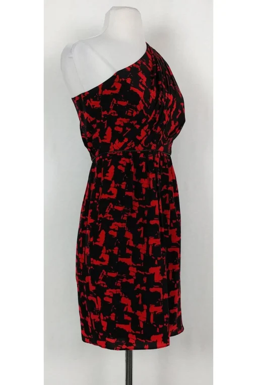 Shoshanna - Red & Black Printed Dress Sz 2