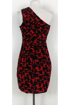 Shoshanna - Red & Black Printed Dress Sz 2