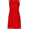 Shoshanna - Red Orange Lace Dress Sz 6