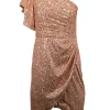 Shoshanna - Rose Gold Pink Sequin One Shoulder Dress Sz 2