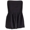 Shoshanna - Strapless Black Peplum Blouse Sz 8