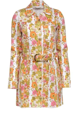 Show Me Your Mumu - Multi Colored Floral Print Denim Dress Sz M