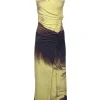 Simkhai - Yellow & Brown Print "Acacia" Formal Dress Sz S