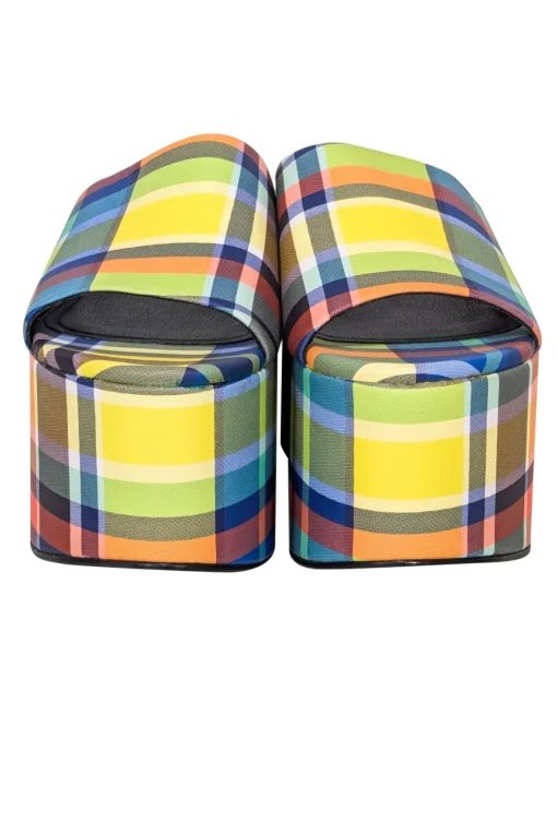 Simon Miller - Green, Blue, Yellow, & Orange Platform Slides Sz 8