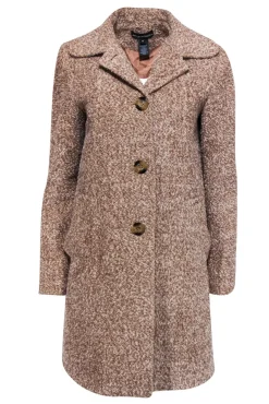 Sofia Cashmere - Beige Wool & Alpaca Teddy Coat Sz 4