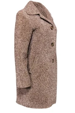 Sofia Cashmere - Beige Wool & Alpaca Teddy Coat Sz 4