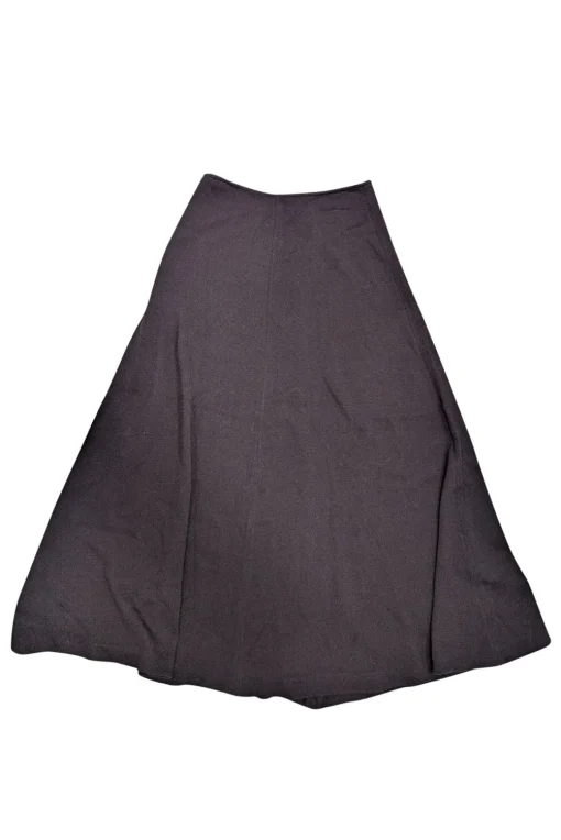 St. John - Black Knit A-Line Maxi Skirt Sz 8