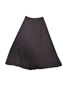 St. John - Black Knit A-Line Maxi Skirt Sz 8