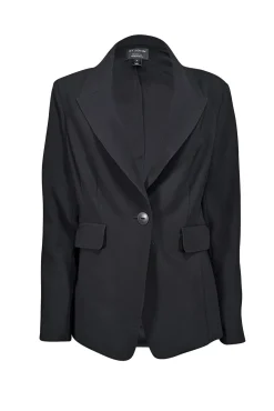 St. John - Black Single Button Blazer Sz 8