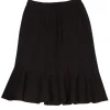 St. John - Brown Flared Knit Skirt Sz 2