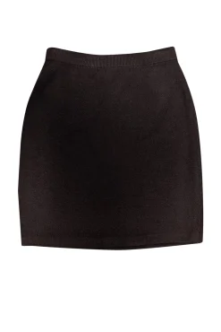 St. John - Brown Knit Pencil Skirt Sz 2
