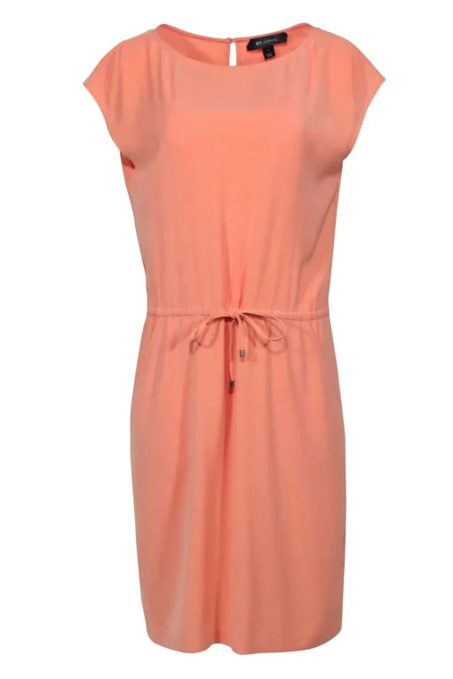 St. John - Light Orange Sleeveless Shift Dress Sz 6