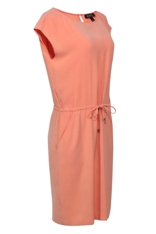 St. John - Light Orange Sleeveless Shift Dress Sz 6