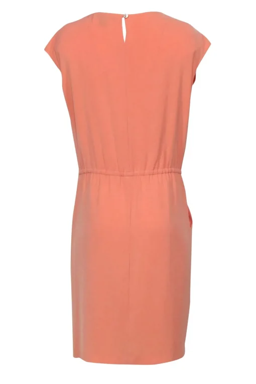 St. John - Light Orange Sleeveless Shift Dress Sz 6