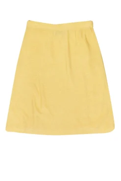 St. John - Light Yellow Knit Skirt Sz 4