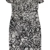 St. John - Metallic Print Shift Dress Sz 0