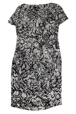St. John - Metallic Print Shift Dress Sz 0