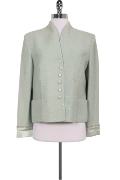 St. John - Mint Green Jacket Sz 10