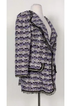St. John - Purple Tweed Couture Blazer Sz 12