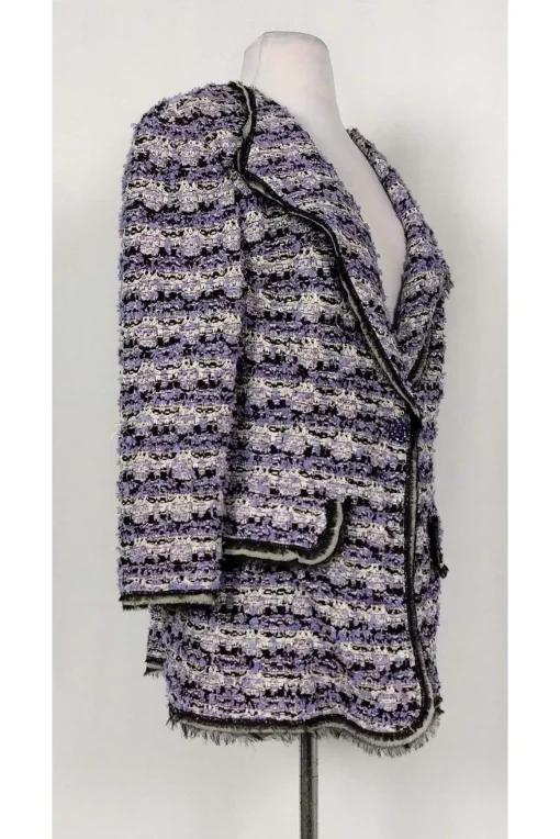 St. John - Purple Tweed Couture Blazer Sz 12