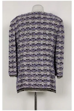 St. John - Purple Tweed Couture Blazer Sz 12