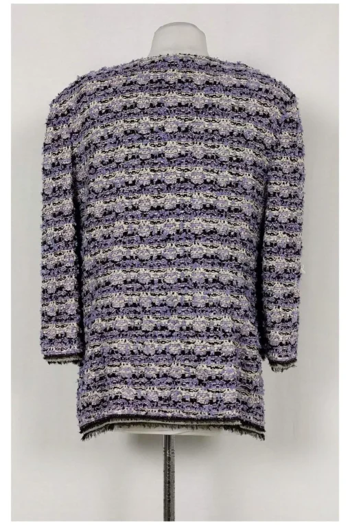 St. John - Purple Tweed Couture Blazer Sz 12