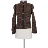St. John - Red, Brown & White Knit Jacket Sz 2