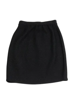 St. John Collection - Black Knit Pencil Skirt Sz 8