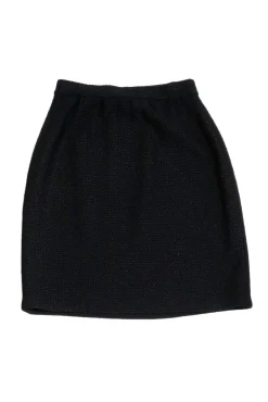 St. John Collection - Black Knit Pencil Skirt Sz 8