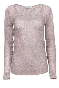 Stella McCartney - Beige Scoop Neck Loose Knit Top Sz XS